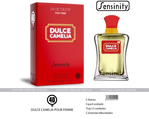 [MYS040] Perfume "Dulce & Camelia" - Fragancia femenina