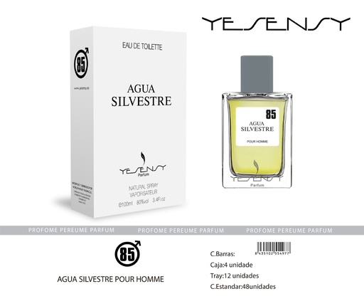 [HYS085] Perfume "Agua Silvestre" para hombre - Fragancia masculina
