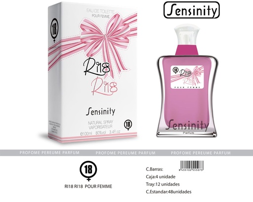 [MYS018] Perfume "RI18" para mujer - Fragancia femenina