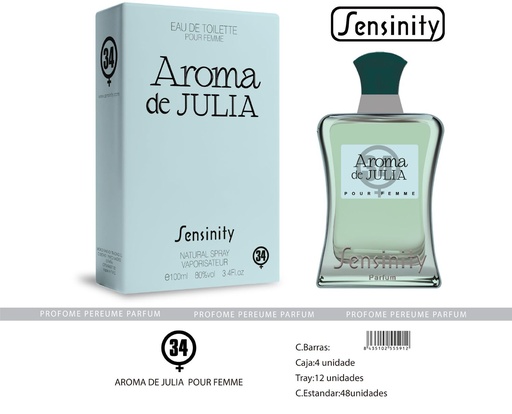 [MYS034] Perfume "Agua por Gemma" para mujer - Fragancia femenina