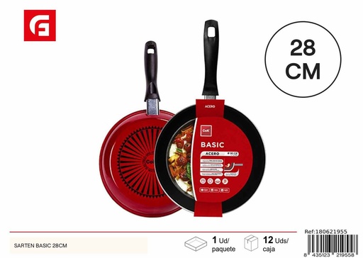 [180621955] Sartén basic 28cm - Utensilios de cocina
