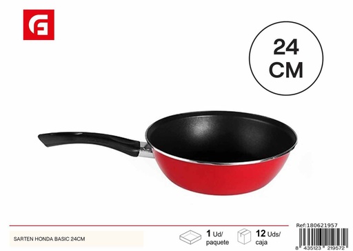 [180621957] Sartén honda básica 24 cm - Utensilios de cocina