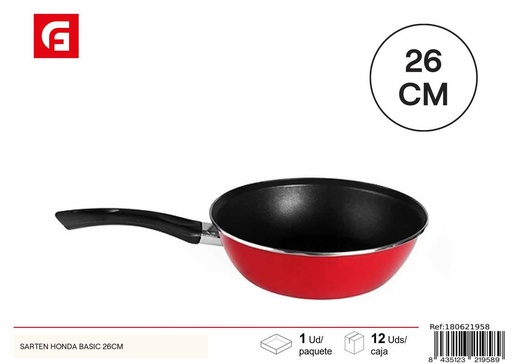 [180621958] Sartén honda basic 26CM - Utensilios de cocina