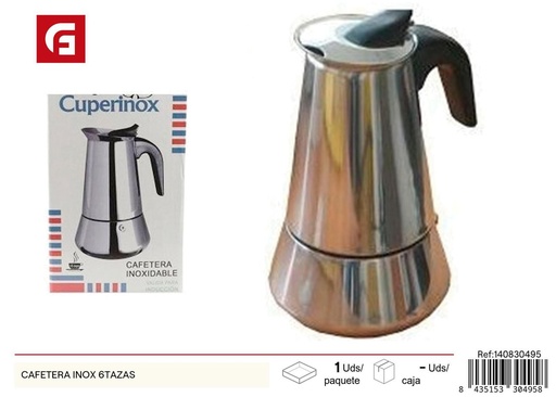 [140830495] Cafetera inox para 6 tazas - Utensilios de cocina
