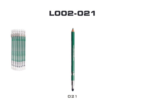 [L002-21] Lápiz de ojos verde (24/u) - Material de maquillaje