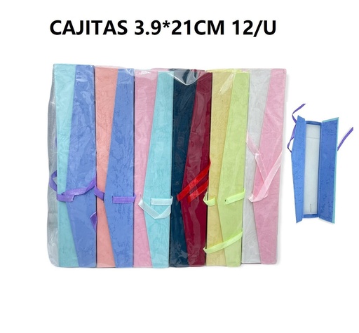 [070052] Caja larga de colores (12 uds - 576 pcs) - Envases y empaques para obsequios