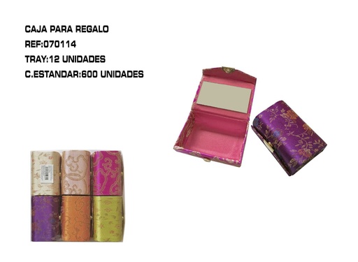 [070114] Cajita doble para pintalabios 12/u - Envases de regalo