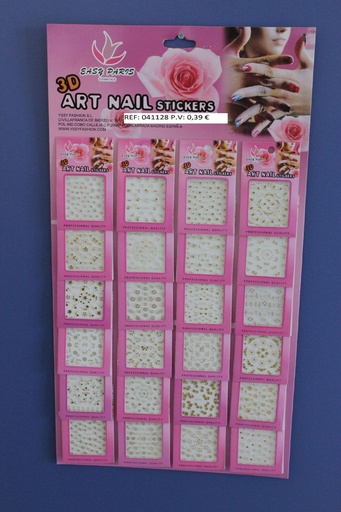 [041128] Pegatina para uñas (24 uds) - Decoraciones para uñas y belleza