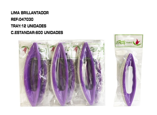 [047030]  Abrillantador lila 12 pcs 432 pcs - Accesorios de uñas