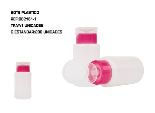 [082161-1] Bote de plástico a presión - Utensilios para manicura 