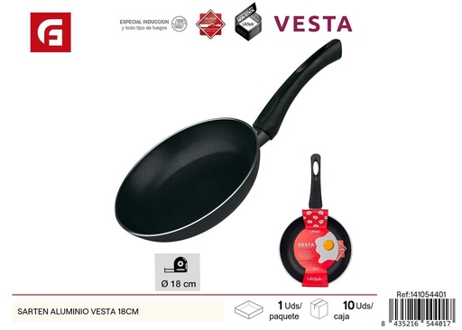 [141054401] Sartén de aluminio Vesta 18 cm - Utensilios de cocina