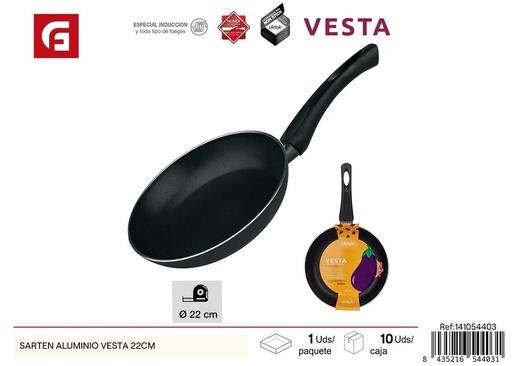 [141054403] Sartén de aluminio Vesta 22 cm - Utensilios de cocina