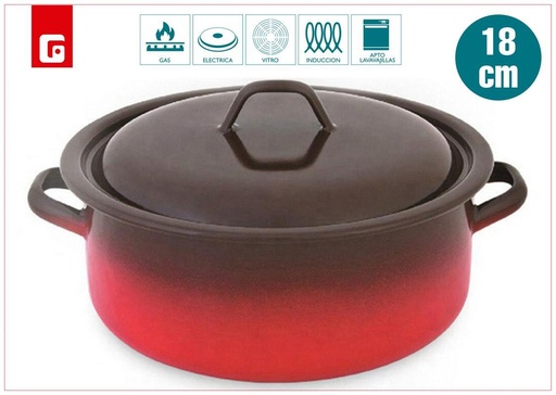 [14030107] Cacerola para fuego 18 cm - Utensilios de cocina