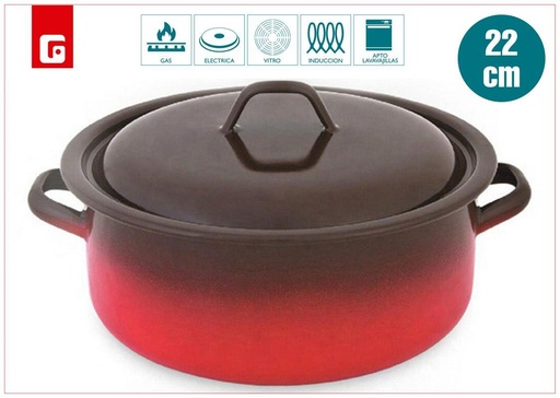 [14030108] Cacerola fuego 22 cm - Utensilios de cocina