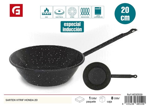 [14030559] Sartén vitrificado 20 - Utensilios de cocina 