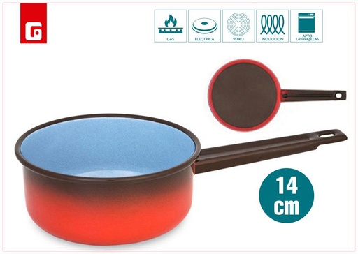 [140381009] Cazo de fuego recto de 14 cm - Utensilios de cocina