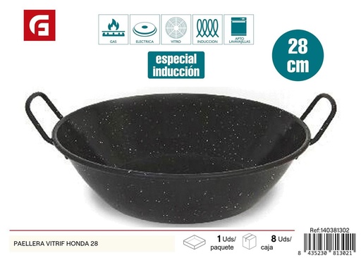 [140381302] Paellera vitrif honda 28 cm - Utensilios de cocina