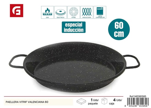 [140381585] Paellera vitrif valenciana 60 cm - Utensilios de cocina y paelleras