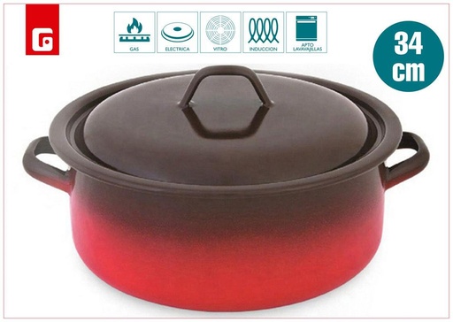 [140382131] Cacerola a fuego 34 - Utensilios de cocina y ollas