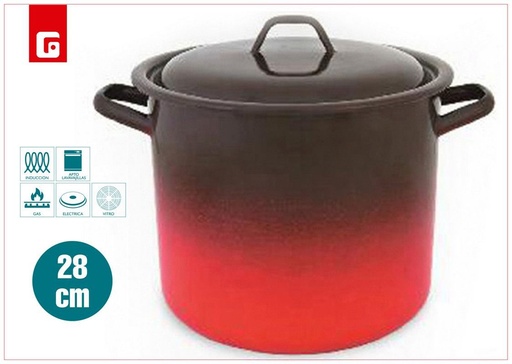 [14032141] Olla de fuego alta 28 cm - Utensilios de cocina