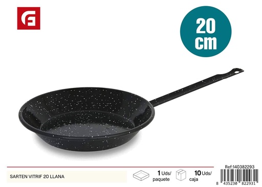 [140382293] Sartén vitrificado 20 - Utensilios de cocina y sartenes