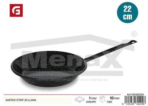 [140382294] Sartén vitrificada 22 cm - Utensilios de cocina