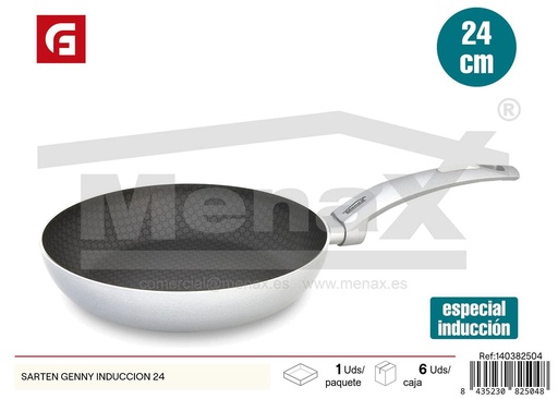 [140382504] Sartén Genny inducción 24 cm - Utensilios de cocina