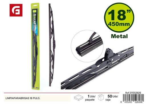 [311552826] Limpia parabrisas 18 pulgadas - Accesorios de coche
