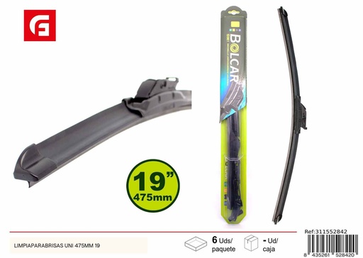 [311552842] Limpiaparabrisas uni 475 mm - Accesorios para automóviles