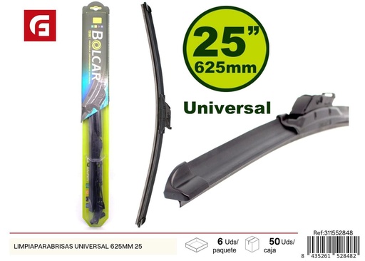 [311552848] Limpia parabrisas universal 625 mm - Accesorios para automóviles