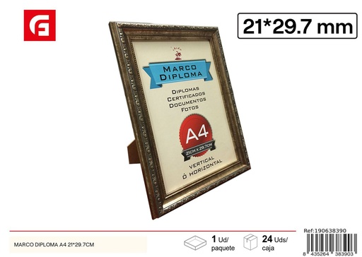 [190638390] Marco diploma A4 PS-638 21X29.7 cm - Diplomas