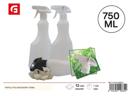 [133419662] Pistola Pulverizadora 750ml - Botellas de uso doméstico