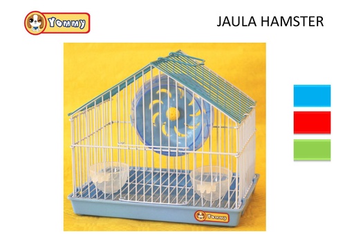 [YM0114] Jaula de hámsters 21x15.5x18.5cm mixta colores para mascotas
