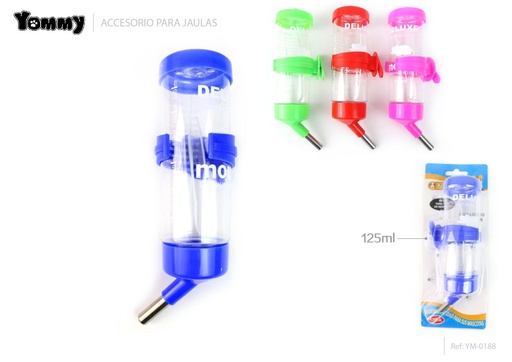 [YM0188] Bebedero de 125 ml para hámsters - Accesorios para mascotas