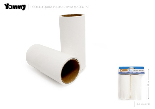 [YM0248] Quita pelusa para mascotas 10 cm (2 unidades) - Accesorios para mascotas