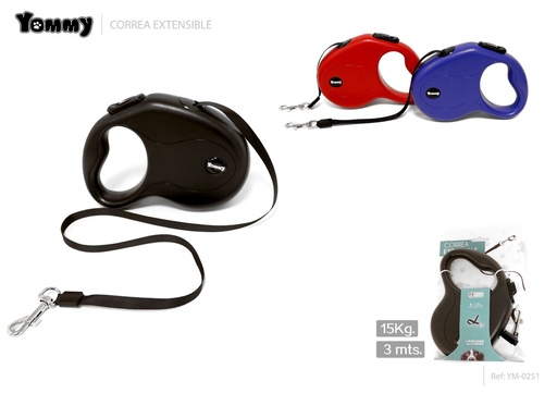 [YM0251] Corrrea extensible para mascotas 3M - Accesorios para mascotas