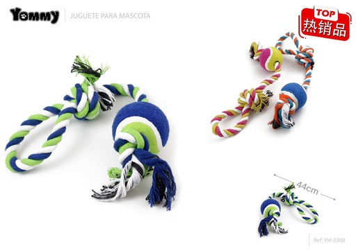 [YM0308] Juguete nudo de algodón 44 cm - Accesorios para mascotas
