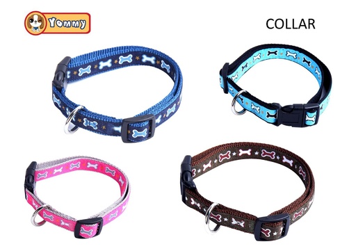 [YM0441] Collar Hueso para Mascotas 1.0x30cm - Accesorios para Animales