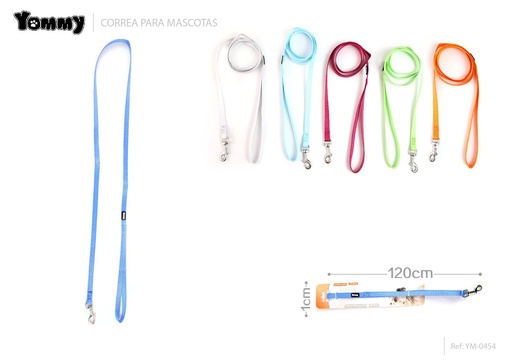 [YM0454] Correa de nylon 1.0*120cm - Accesorios para mascotas