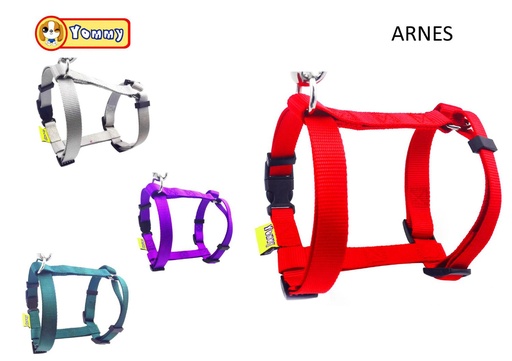 [YM0581] Arnes rectangular de nylon 1.0/20-35cm - Accesorios para mascotas