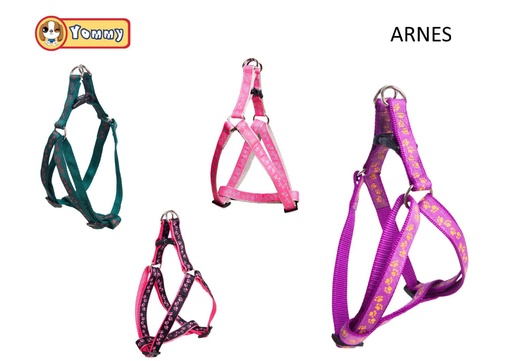 [YM0592] Arnés huella triángulo 2.5x56/81cm - Accesorios para mascotas