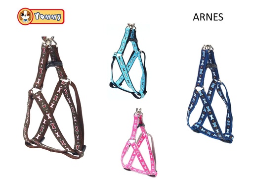 [YM0597] Arnés hueso triangular 1.0x30-40 cm - Accesorios para mascotas