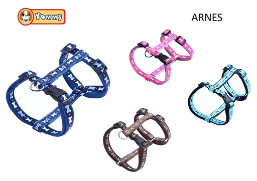 [YM0602] Arnés hueso 1.5*30/51cm - Accesorio para mascotas