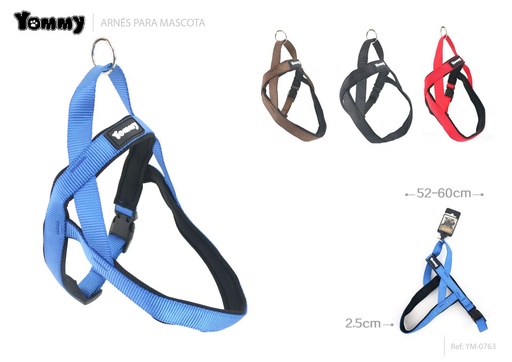 [YM0763] Arnés de mascotas M 2.0*43-50CM - Equipamiento para mascotas