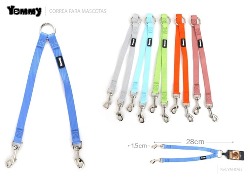 [YM0765] Corrrea multifuncional 1.5*28cm - Accesorios para mascotas