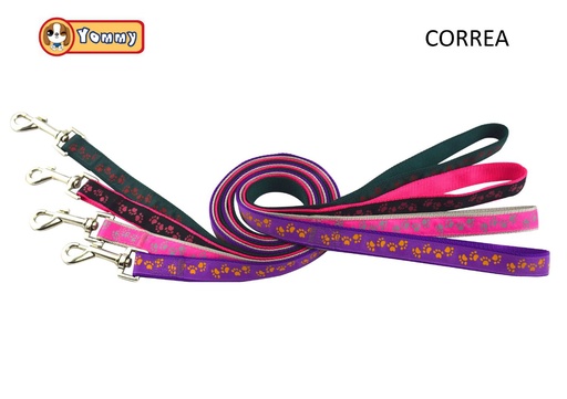[YM0782] Corrrea para mascotas con huella 2.0*120CM - Accesorios para mascotas