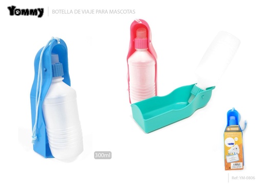[YM0806] Botella de viaje 300 ml - Accesorios para mascotas