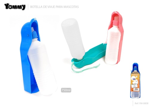[YM0808] Botella de viaje 750 ml - Accesorios para mascotas