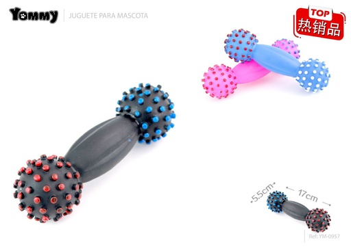 [YM0957] Juguete de vinilo pesado 17*5.5cm - Juguetes para mascotas