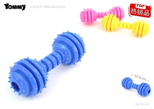 [YM1001] Juguete TPR pesa 12.5 cm - Juguetes para mascotas